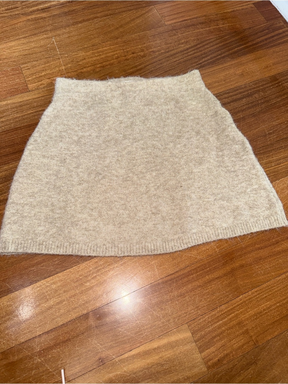 Zara Girls Tan Sweater Skirt Size 12-13